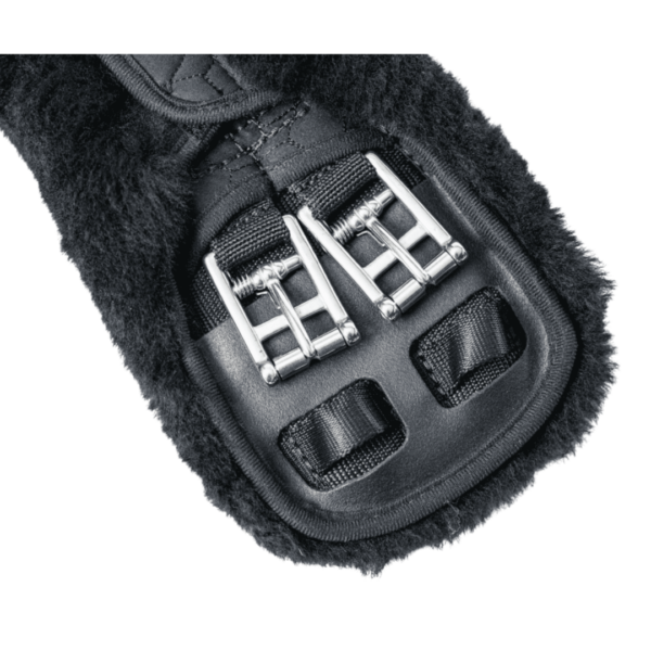 Dressur gjord Anatomisk sort tekstil closeup