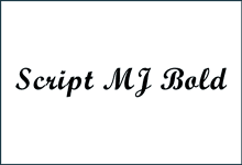 script-mj-bold