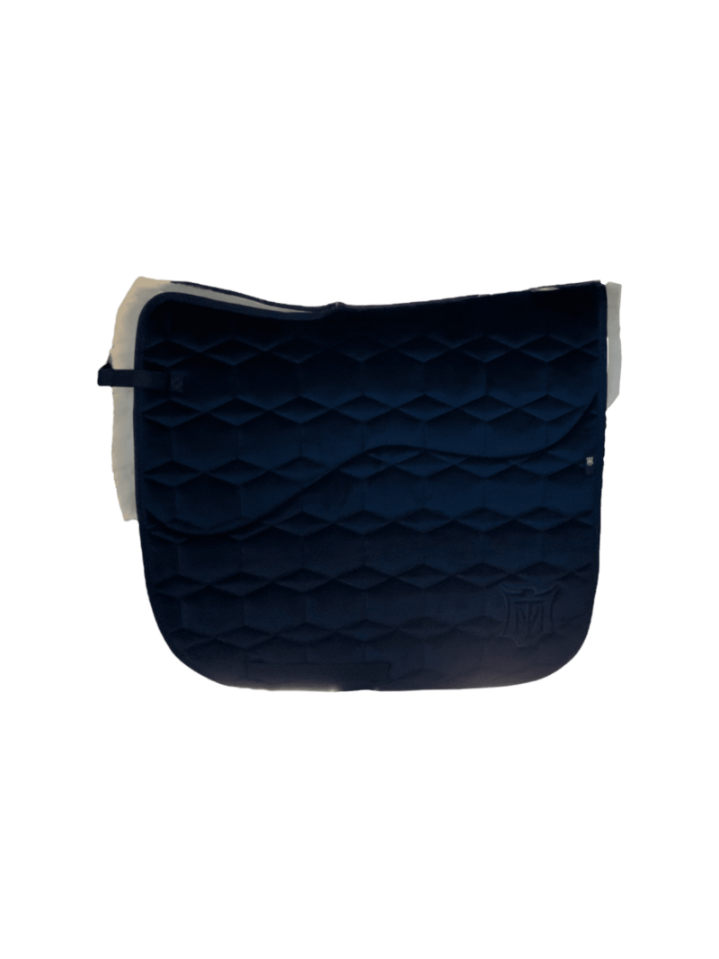 Mattes dressur underlag, navy str M "Open Cut" velvet