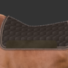 Mattes Western underlag Velvet Brun str L med lam under og spine free