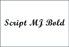script-mj-bold