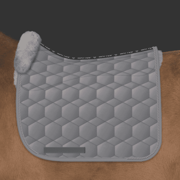 Mattes dressur underlag Grå str L med spine free Mono