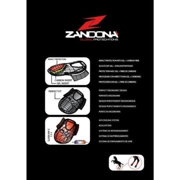 Zandoná CARBON AIR JUNIOR bagbensgamacher - Billede 6